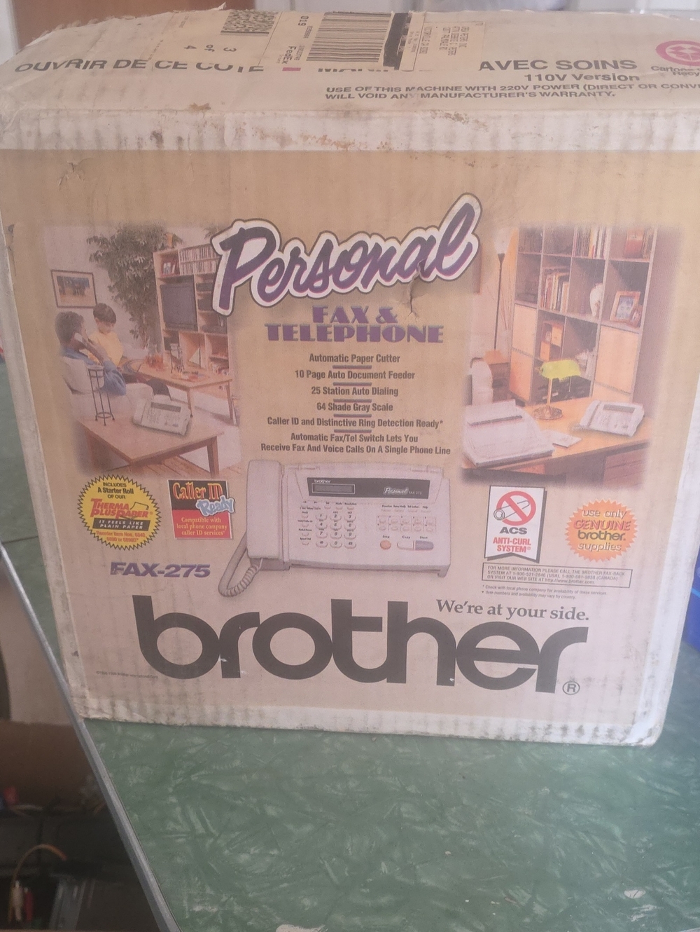 Electronics - Brothers Personal Fax & Telephone Model FAX-275